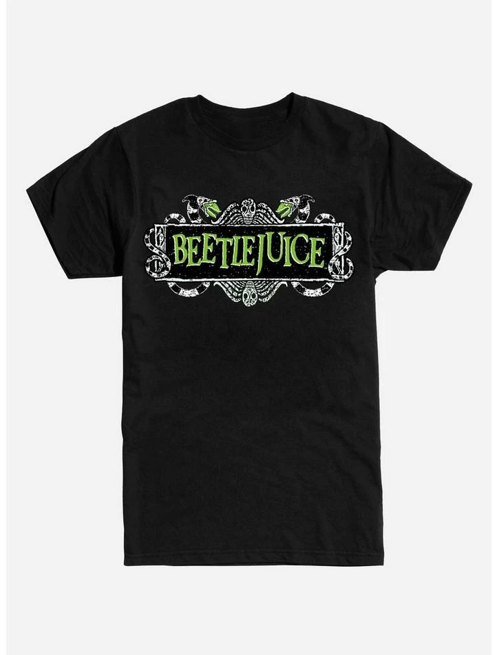 Best Sale ❤️ Beetlejuice Title Black T-Shirt 😉