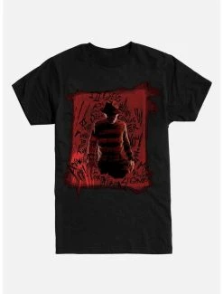 Cheap 👍 A Nightmare On Elm Street Freddy Writing T-Shirt 🎉