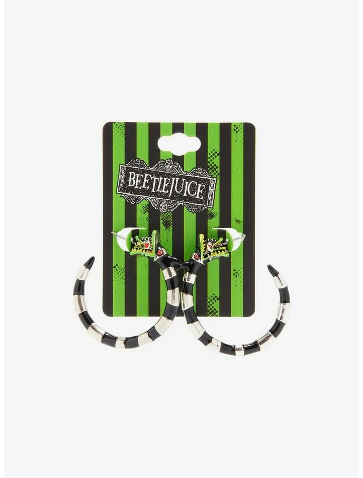 Best reviews of π Beetlejuice Sandworm Hoop Earrings π₯° - Image 2