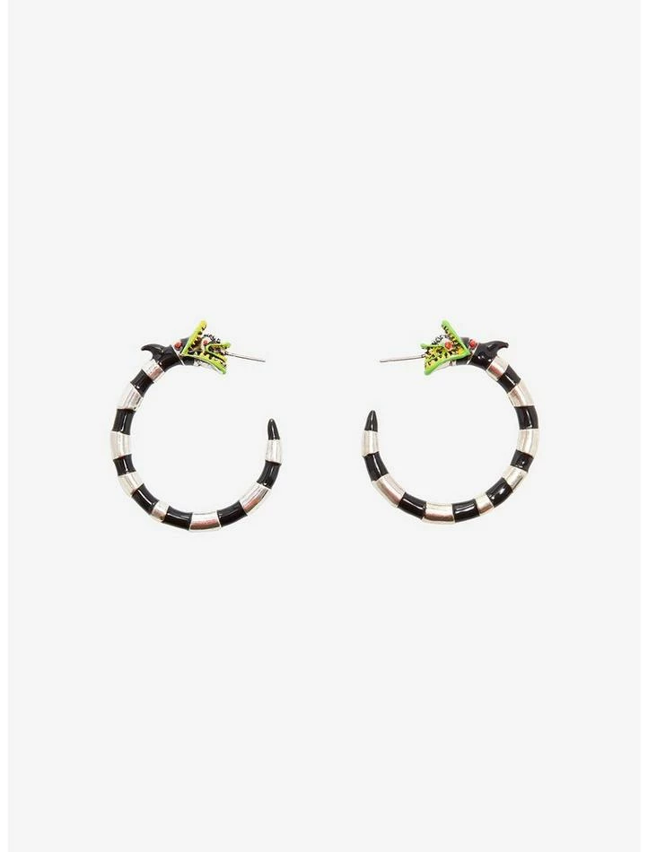 Best reviews of π Beetlejuice Sandworm Hoop Earrings π₯°