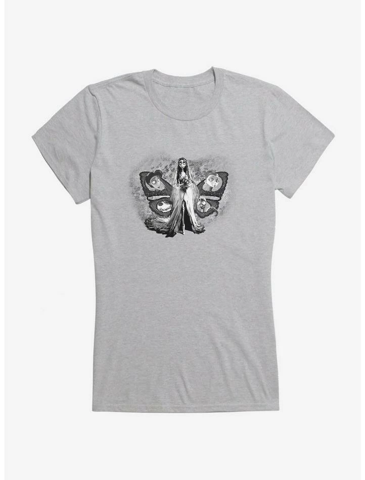 Best Sale 👏 Corpse Bride Characters Butterfly 👧 Girls T-Shirt 🔥 - Image 4