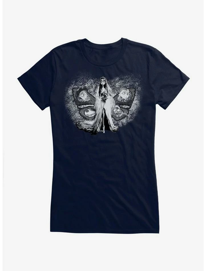 Best Sale 👏 Corpse Bride Characters Butterfly 👧 Girls T-Shirt 🔥 - Image 5