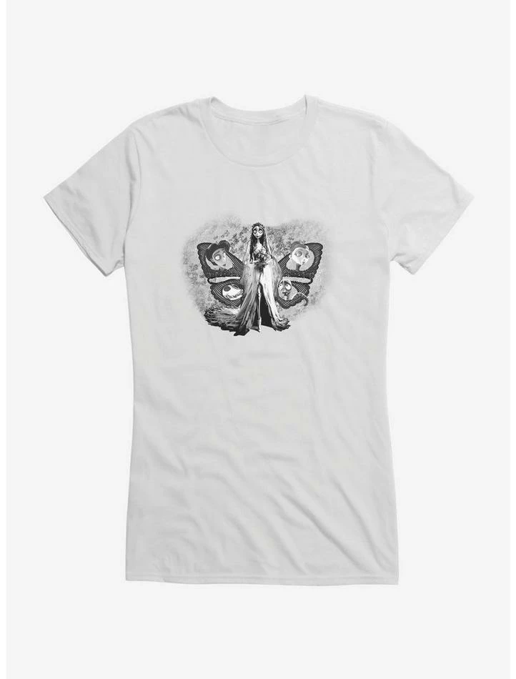 Best Sale 👏 Corpse Bride Characters Butterfly 👧 Girls T-Shirt 🔥 - Image 6