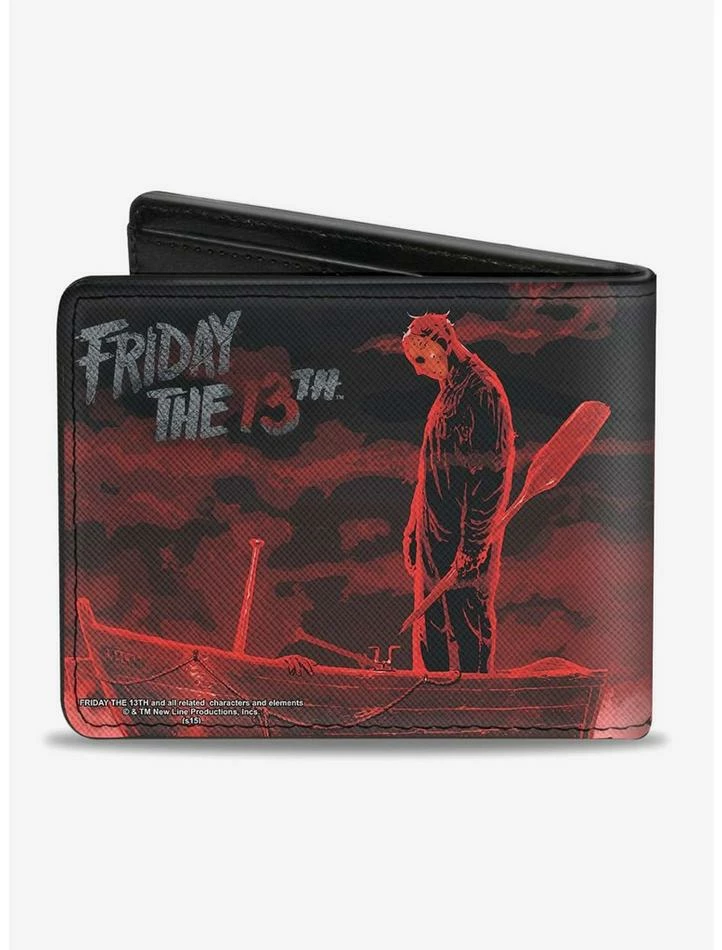Discount ๐ฏ Friday The 13th Jason Boat Murder Bi-Fold Wallet ๐ - Image 2