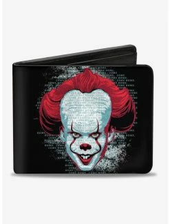 Cheapest ๐ IT Chapter Two Pennywise Face Logo Bi-Fold Wallet ๐