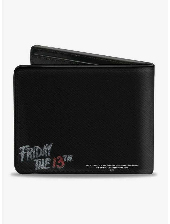 New โ๏ธ Friday The 13th Jason Mask Close Up Bi-Fold Wallet ๐คฉ - Image 2