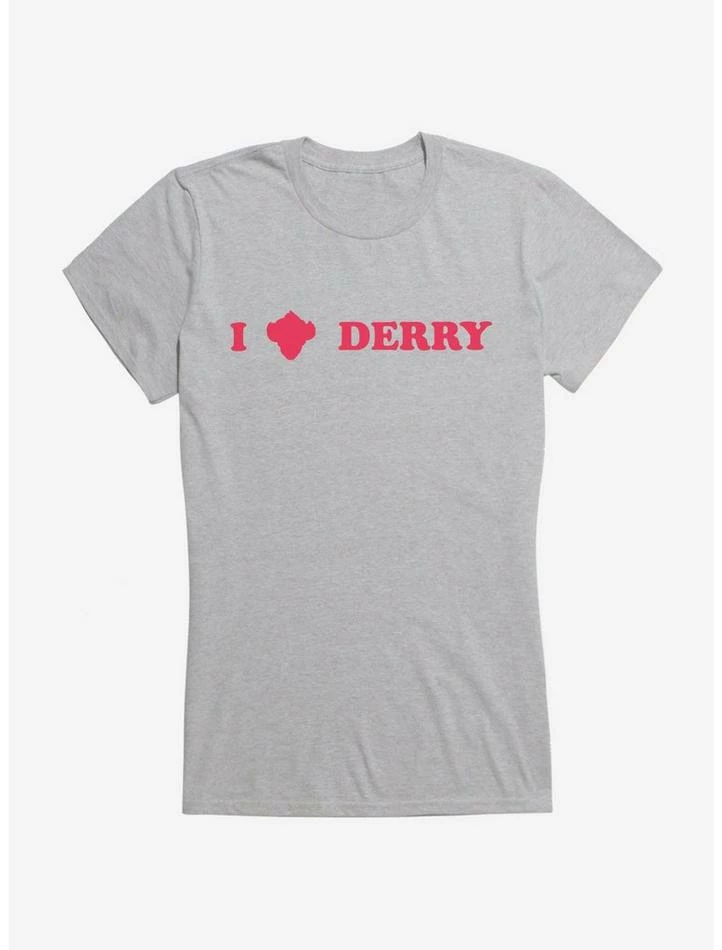 Cheap 🎉 IT Chapter Two I Pennywise Derry Red Script 👧 Girls T-Shirt 🥰 - Image 3