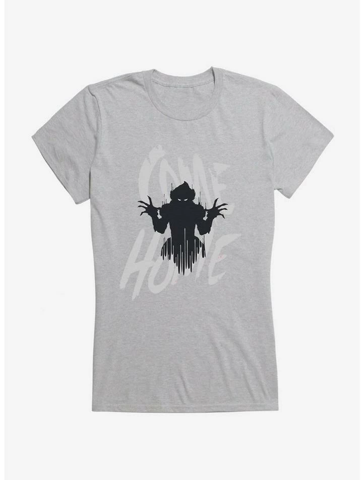 Best Sale ⌛ IT Chapter Two Pennywise Shadow Come Home Gray Script 👧 Girls T-Shirt 💯 - Image 3