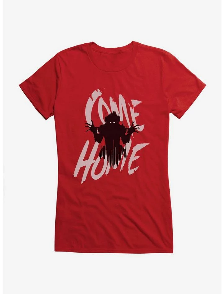Best Sale ⌛ IT Chapter Two Pennywise Shadow Come Home Gray Script 👧 Girls T-Shirt 💯 - Image 5
