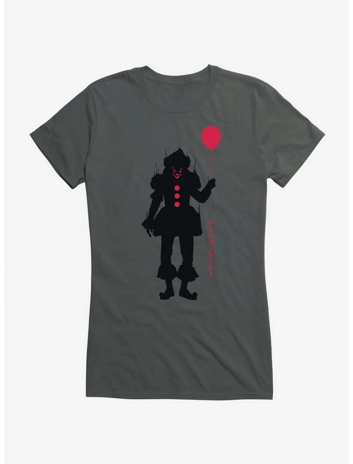 Best Sale 🎉 IT Chapter Two Pennywise With Balloon 👧 Girls T-Shirt 🛒 - Image 3