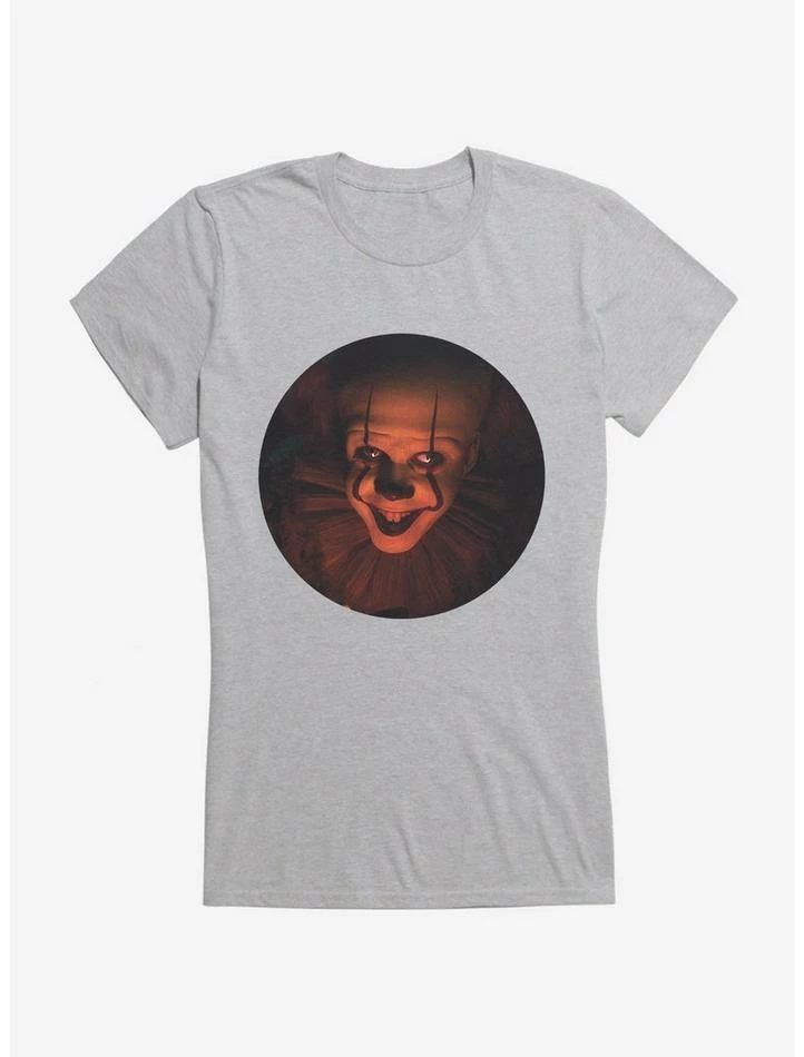 Coupon ๐ IT Chapter Two Pennywise Grin Circle ๐ง Girls T-Shirt ๐