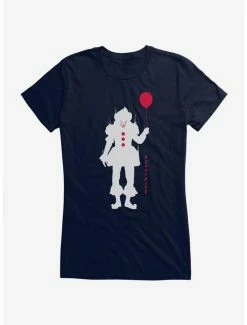Best Sale ๐ IT Chapter Two Pennywise With Balloon ๐ง Girls T-Shirt ๐