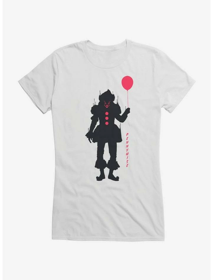 Best Sale 🎉 IT Chapter Two Pennywise With Balloon 👧 Girls T-Shirt 🛒 - Image 6