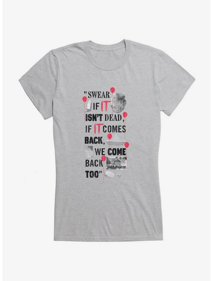 Best reviews of ⭐ IT Chapter Two We Come Back Too Quote 👧 Girls T-Shirt ✔️ - Image 4