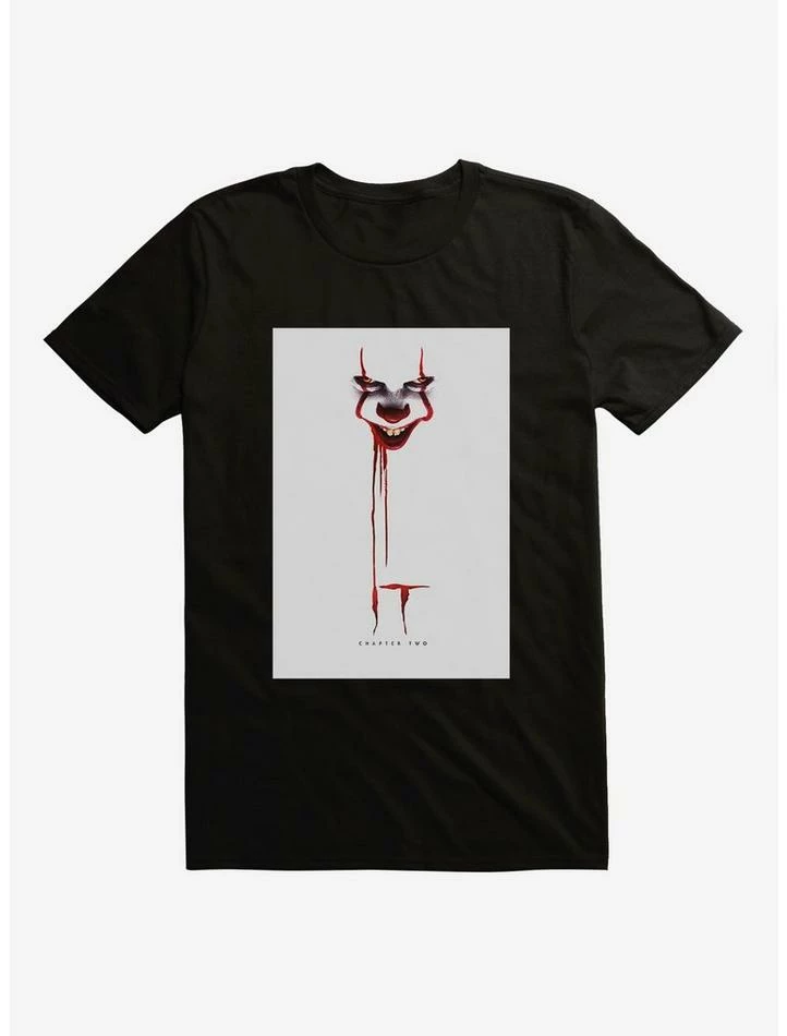 Flash Sale ๐ IT Chapter Two Blood Drip Poster T-Shirt โค๏ธ - Image 2