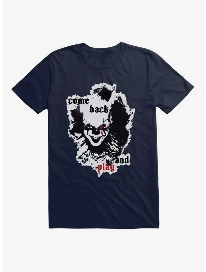 Buy ⌛ IT Chapter Two Come Back And Play Cutout T-Shirt 🔔 - Image 4