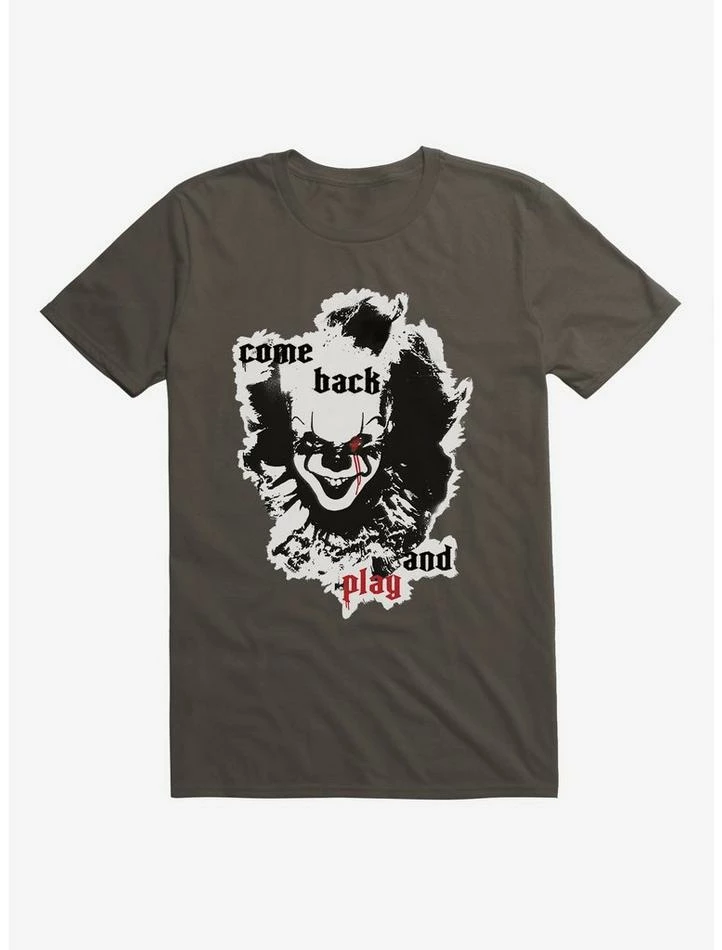 Buy ⌛ IT Chapter Two Come Back And Play Cutout T-Shirt 🔔 - Image 5