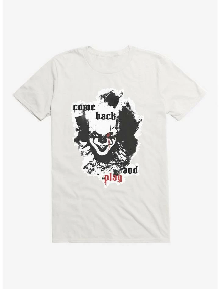 Buy ⌛ IT Chapter Two Come Back And Play Cutout T-Shirt 🔔 - Image 6