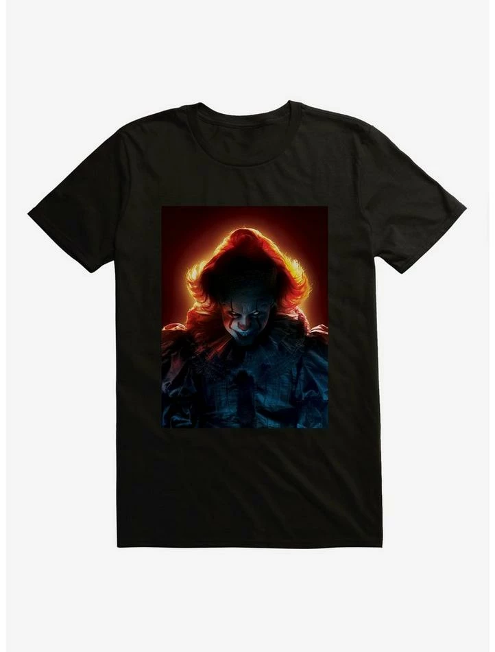 Hot Sale 😉 IT Chapter Two Pennywise Orange Glow T-Shirt ❤️ - Image 2