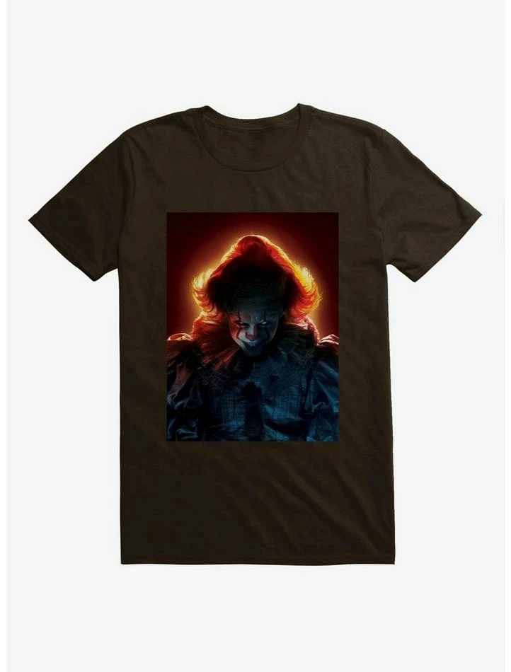 Hot Sale 😉 IT Chapter Two Pennywise Orange Glow T-Shirt ❤️ - Image 3