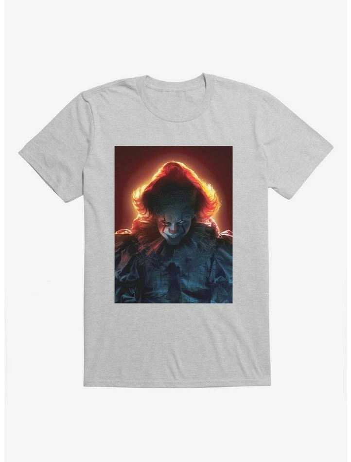 Hot Sale 😉 IT Chapter Two Pennywise Orange Glow T-Shirt ❤️ - Image 4