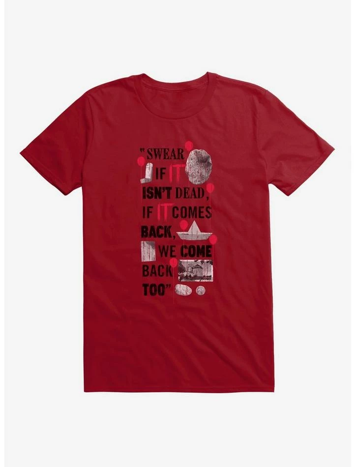 Brand new 🤩 IT Chapter Two We Come Back Too Quote T-Shirt 🔥 - Image 4