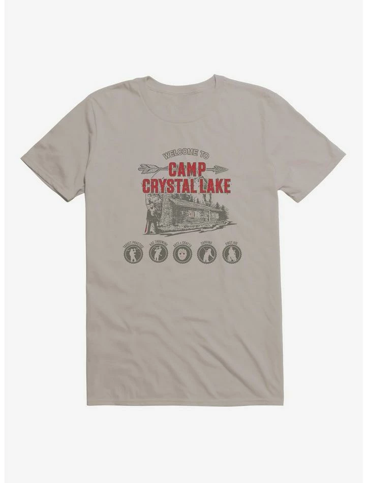 Wholesale 😀 Friday The 13th Crystal Lake Camp Extra Soft T-Shirt 💯