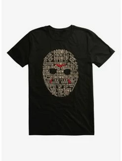 Buy ✔️ Friday The 13th Mask Word Collage Extra Soft T-Shirt 💯