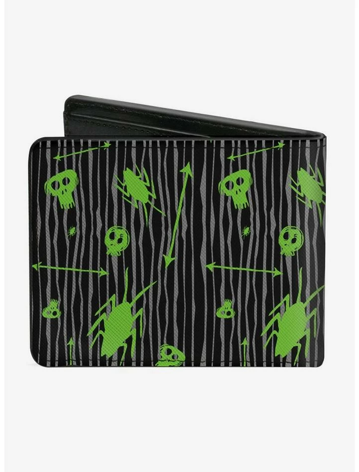 Top 10 โ Beetlejuice Roach Skull Doodles Bi-fold Wallet โ - Image 2