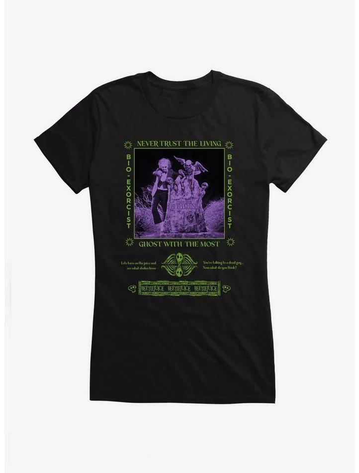 Wholesale 🥰 Beetlejuice Never Trust The Living 👧 Girls T-Shirt 😉 - Image 2