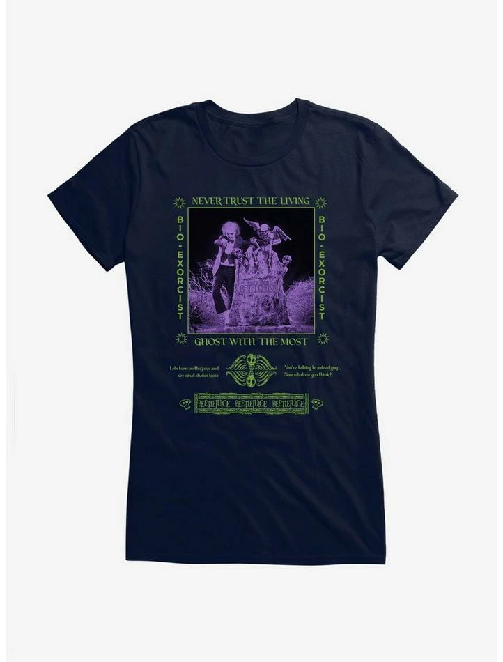 Wholesale 🥰 Beetlejuice Never Trust The Living 👧 Girls T-Shirt 😉
