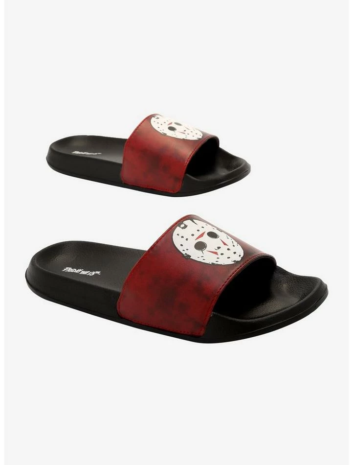Top 10 ๐ Friday The 13th Jason Mask Slide ๐ฉด Sandals ๐ - Image 2