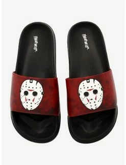 Top 10 👏 Friday The 13th Jason Mask Slide 🩴 Sandals 👏