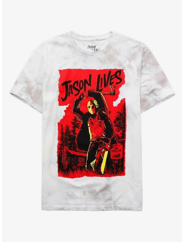 Best Pirce ๐งจ Friday The 13th Jason Lives Wash T-Shirt ๐