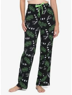Deals ๐ Beetlejuice Logo Pajama Pants ๐