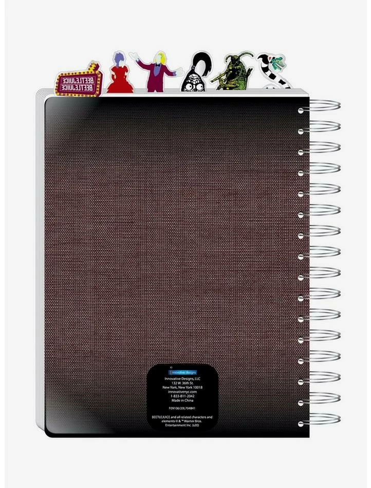 Hot Sale 𧨠Beetlejuice Handbook For The Recently Deceased Tabbed Journal π - Image 2