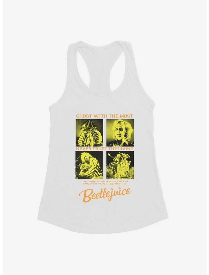 Best Pirce 🥰 Beetlejuice I Lived Through Black Plague 👧 Girls Tank ⭐ - Image 3