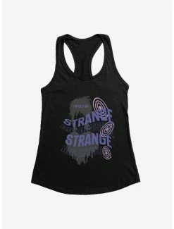 Brand new 😀 Beetlejuice I Myself Am Strange And Unusual 👧 Girls Tank 🛒