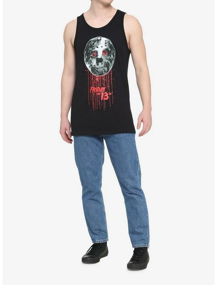 Best deal π Friday The 13th Bloody Mask Tank Top π - Image 2
