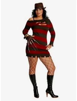 Deals ✔️ Nightmare On Elm Street Miss Freddy Kruger Costume Plus Size 🎁