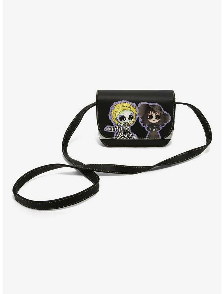 Hot Sale ๐ Loungefly Beetlejuice Chibi Duo Crossbody Bag ๐งจ