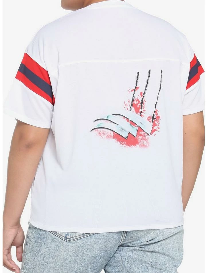 Cheapest π A Nightmare On Elm Street Varsity π§ Girls Crop Jersey Top Plus Size β€οΈ - Image 2