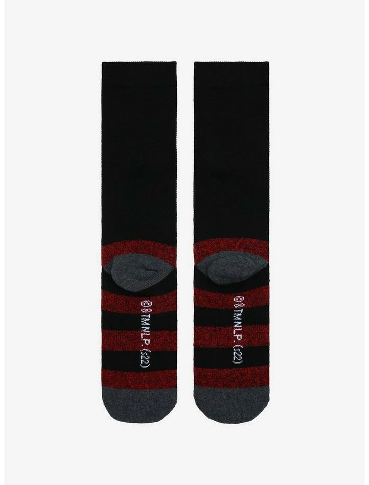 Discount ๐คฉ A Nightmare On Elm Street Freddy Stripe Crew ๐งฆ Socks ๐ฅฐ - Image 2