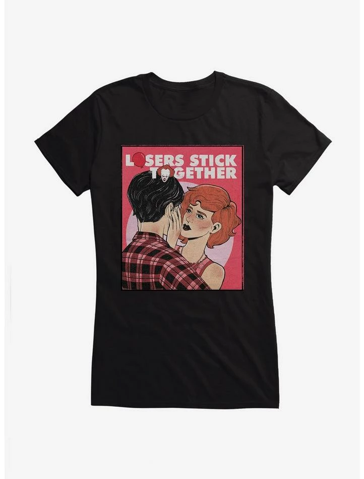Cheapest 😍 IT2 Losers Stick Together 👧 Girls T-Shirt ⌛ - Image 3