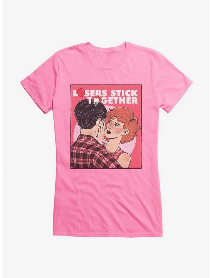 Cheapest 😍 IT2 Losers Stick Together 👧 Girls T-Shirt ⌛ - Image 2