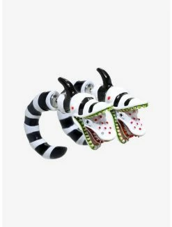 Top 10 ๐ Beetlejuice Sandworm Faux Tunnel Earrings โจ