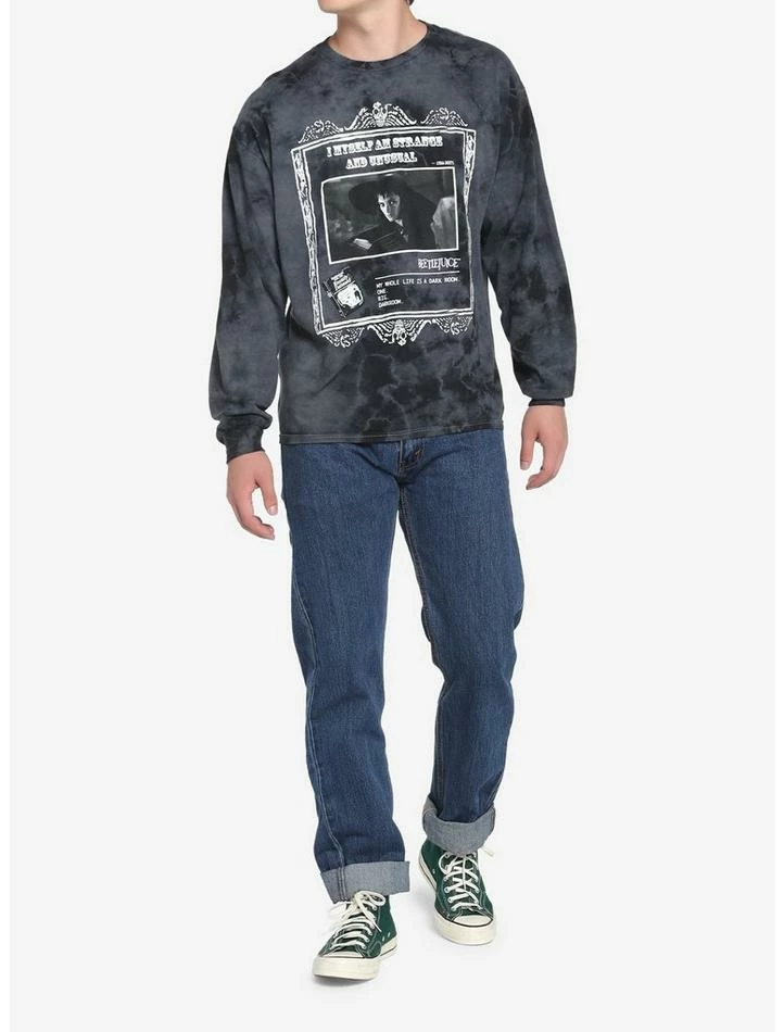 Wholesale 😍 Beetlejuice Lydia Wash Long-Sleeve T-Shirt 🔥 - Image 2