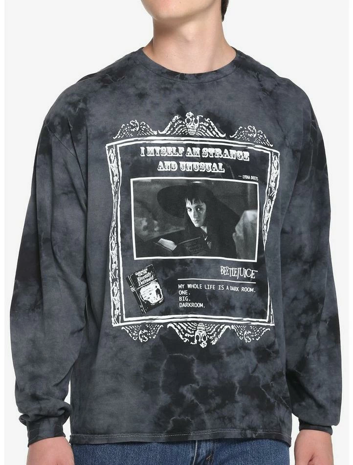 Wholesale 😍 Beetlejuice Lydia Wash Long-Sleeve T-Shirt 🔥