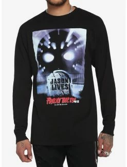 Brand new 🤩 Friday the 13th Part VI: Jason Lives Poster Long-Sleeve T-Shirt 😀