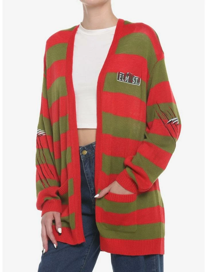 Promo โ A Nightmare On Elm Street Freddy ๐ง Girls Cardigan ๐งจ